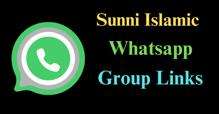 Sunni Islamic Whatsapp Group Link