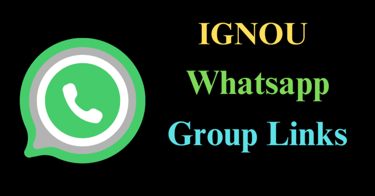 ignou whatsapp group link