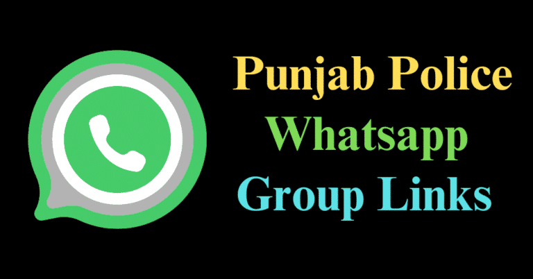 Punjab Police Whatsapp Group Link