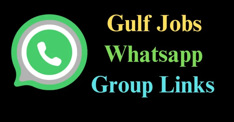 gulf jobs whatsapp group