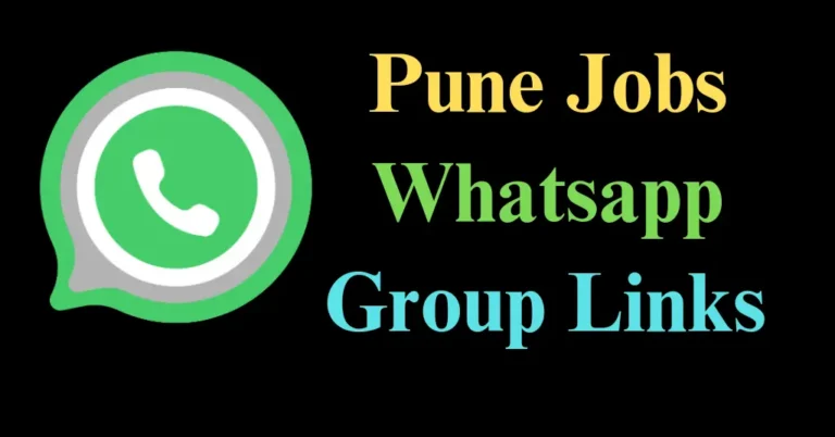 pune job whatsapp group link