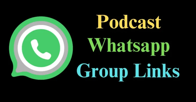 podcast whatsapp group link