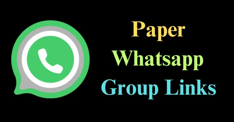 Leak Paper Whatsapp Group Link